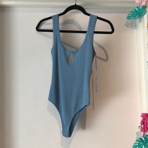 Light blue bodysuit